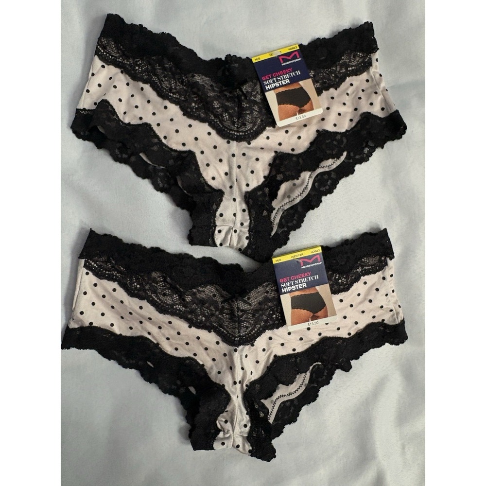 NEW Maidenform Sexy Must Haves Luxurious Lace Hipster Panty 2 Pair 40823 Medium